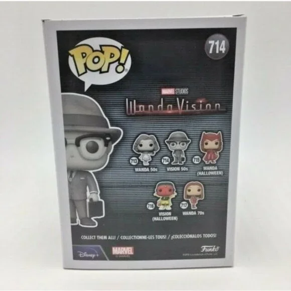 Wandavision Vision 50s Funko Pop - Picture 4 of 4